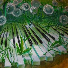 Схема вышивки «Музыка тишины»