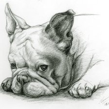 Схема вышивки «Щенок»