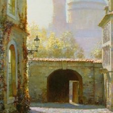 Схема вышивки «Старе місто триптих 2»