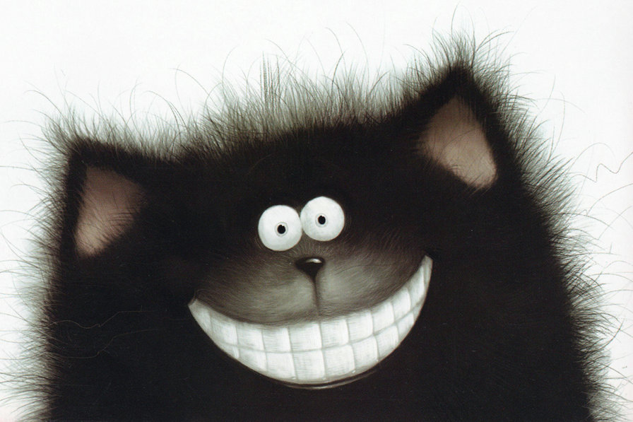 Веселый котик Роба Скоттона - кот - оригинал