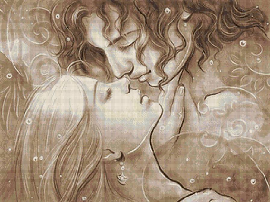 Нежность - романтика, он и она, пара, любовь - предпросмотр