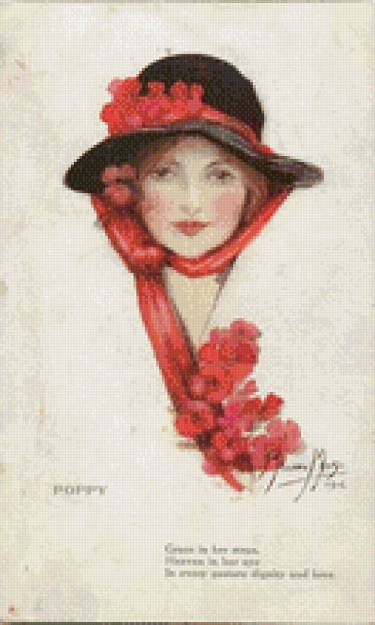 Poppy - мак, цветы, девушка - предпросмотр