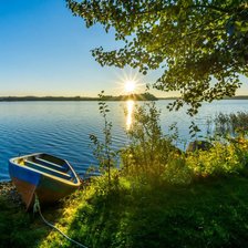 Схема вышивки «Лока у реки»