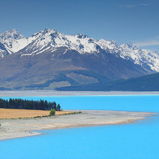 Схема вышивки «Голубая река»