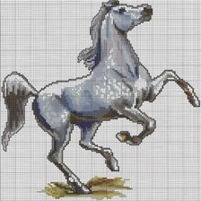 Схема вышивки «лошать777»