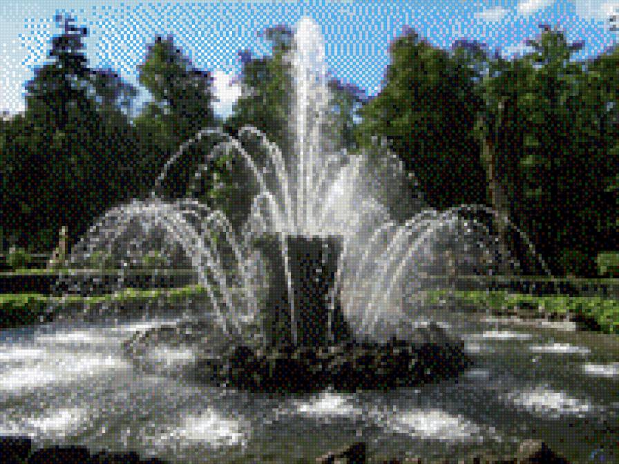 красивый фонтан - фонтан - предпросмотр