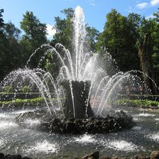 Схема вышивки «красивый фонтан»