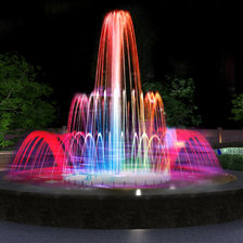 Схема вышивки «цветной фонтан»