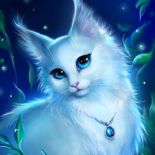 Схема вышивки «Кошечка»