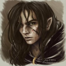 Схема вышивки «парень»