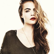 Схема вышивки «Кара Делевинь»