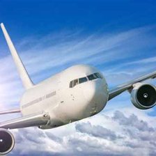 Схема вышивки «Самолет летит»