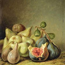 Схема вышивки «натюрморт с инжиром»