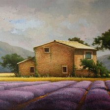 Схема вышивки «итальянский пейзаж»