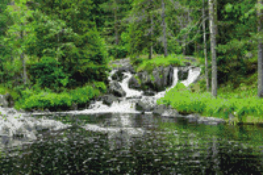 Кивач - карелия, кивач, водопад - предпросмотр