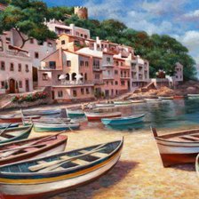 Схема вышивки «Морской пейзаж»