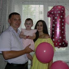 Схема вышивки «1 годик»