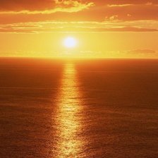 Схема вышивки «закат»