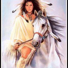 Схема вышивки «индейка 1»