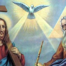 Схема вышивки «santisima trinidad»