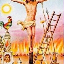 Схема вышивки «Jesús en la cruz»