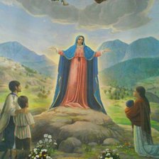 Схема вышивки «virgen»