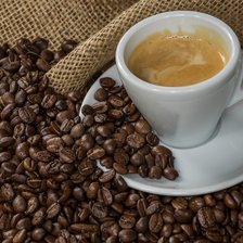 Схема вышивки «чашка кофе»