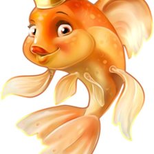 Схема вышивки «золотая рыбка»