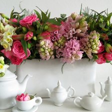 Схема вышивки «цветы»