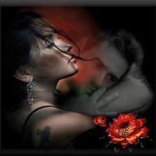 Схема вышивки «Мужчина и женщина»