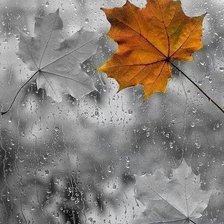 Схема вышивки «лист»