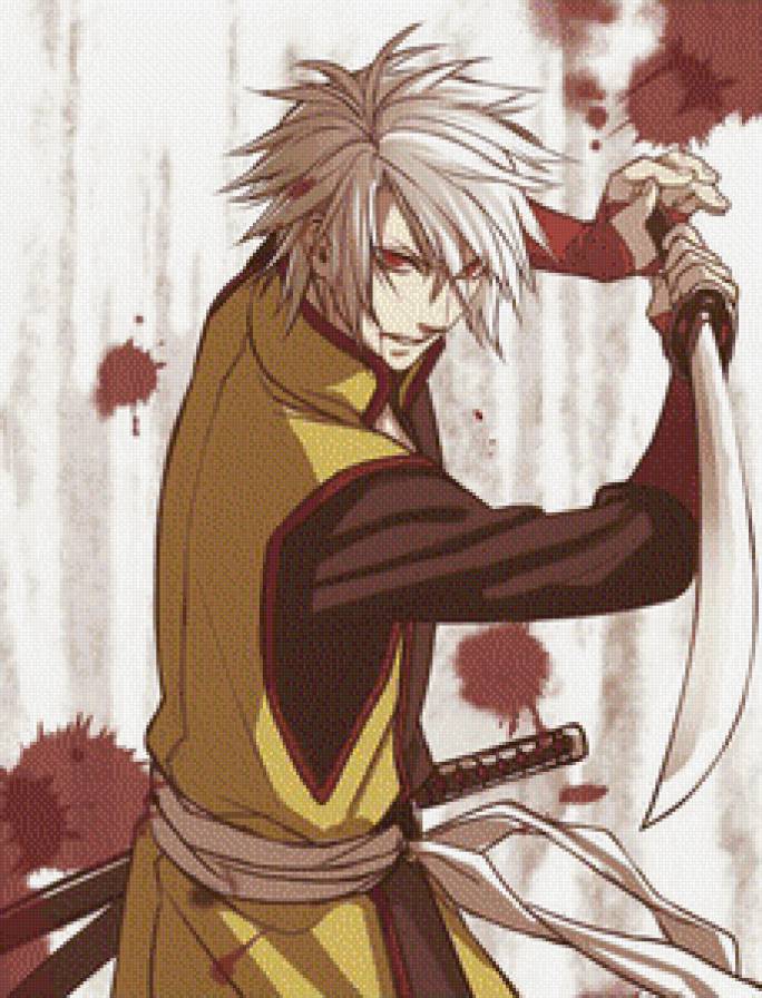 Соуджи - окита, аниме, hakuouki - предпросмотр