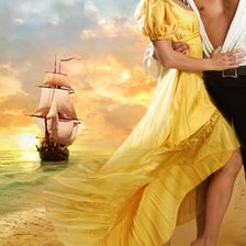 Схема вышивки «любовь и море1»