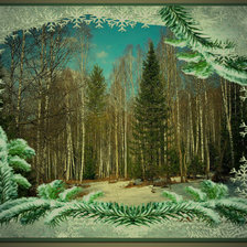 Схема вышивки «зимушка»