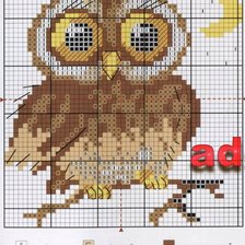 Схема вышивки «Совушка»