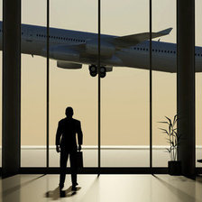 Схема вышивки «в аэропорту»