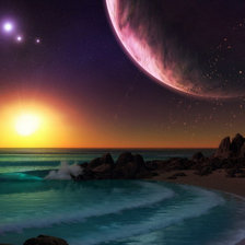 Схема вышивки «Другой мир»