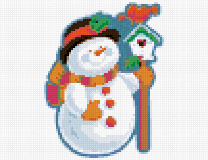 Вышивка на елочную игрушку - праздник, новый год, елочная игрушка - предпросмотр