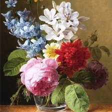 Схема вышивки «Нежный букетик»