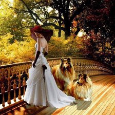 Схема вышивки «Прогулка»