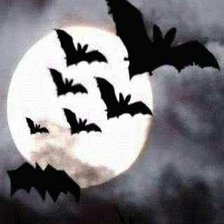 Схема вышивки «летучие мыши»