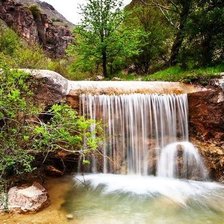Схема вышивки «водопад в крыму»