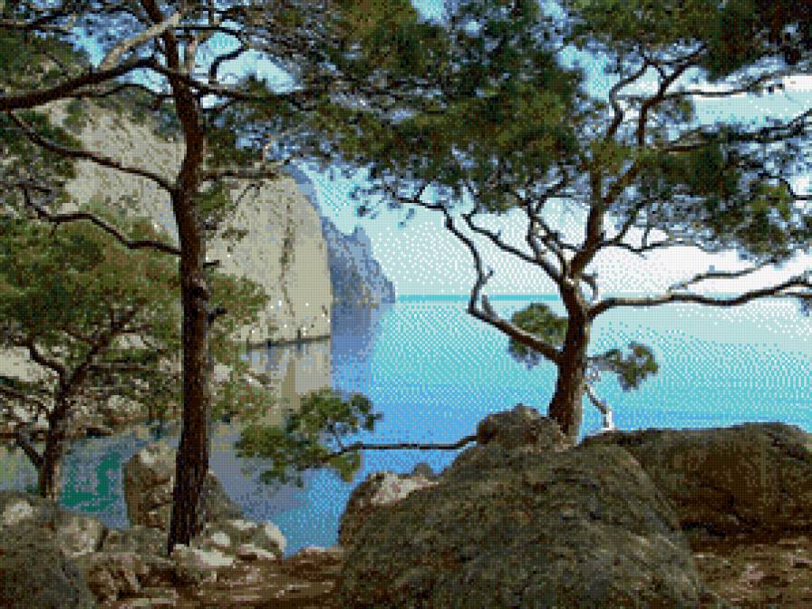 красота крыма - горы море - предпросмотр