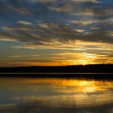 Схема вышивки «Озеро Тасей»