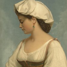 Схема вышивки «девушка»