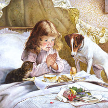 Схема вышивки «утренняя молитва»