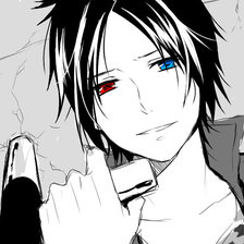 Схема вышивки «Anime KHR Рокудо Мукуро и Хибари Кея»