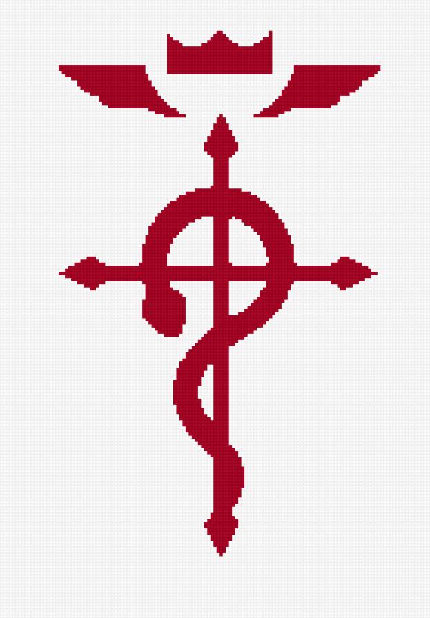 Anime FMA знак Фламеля - знак фламеля, аниме, алхимик, эдвард элрик, стальной алхимик - предпросмотр