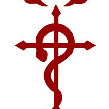 Схема вышивки «Anime FMA знак Фламеля»