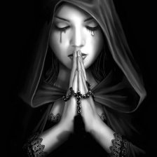 Схема вышивки «монахиня»